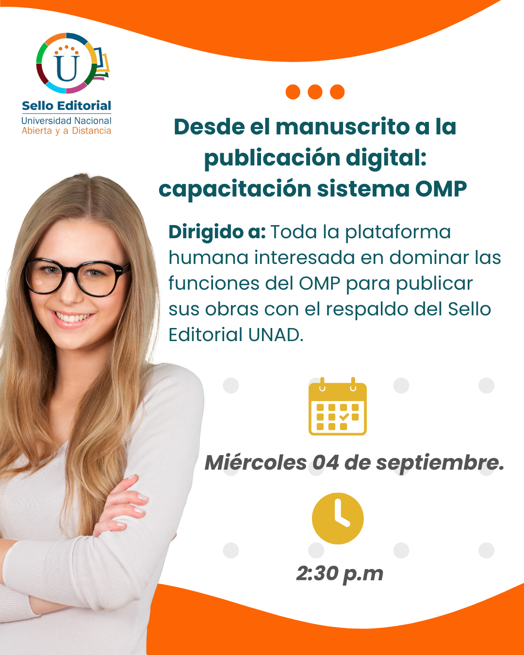 Desde el manuscrito a la publicación digital: capacitación sistema OMP