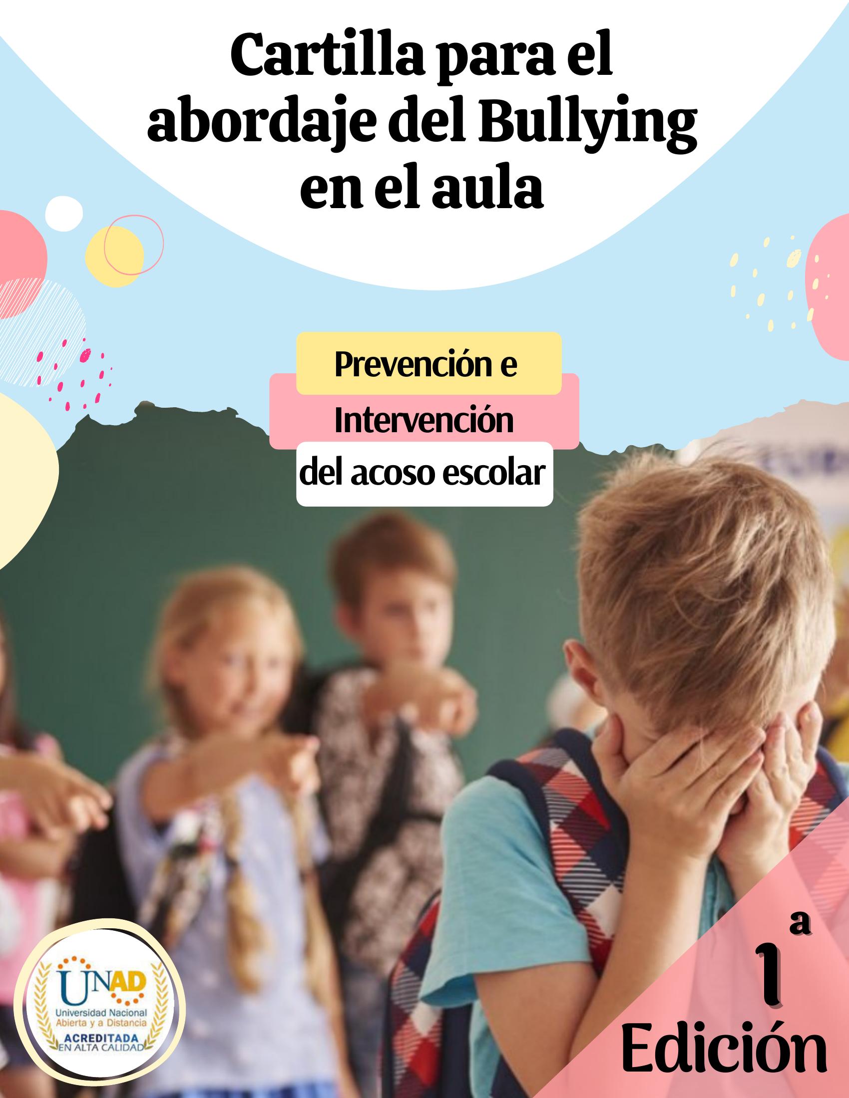 Cartilla para el abordaje del Bullying en el aula