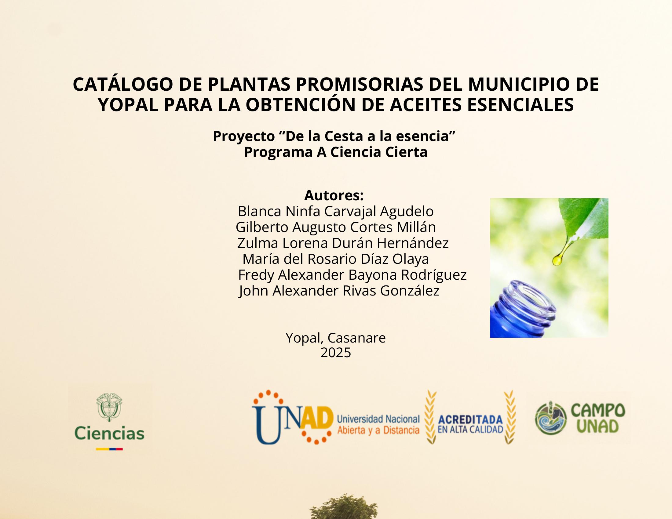 Catálogo de plantas promisiorias