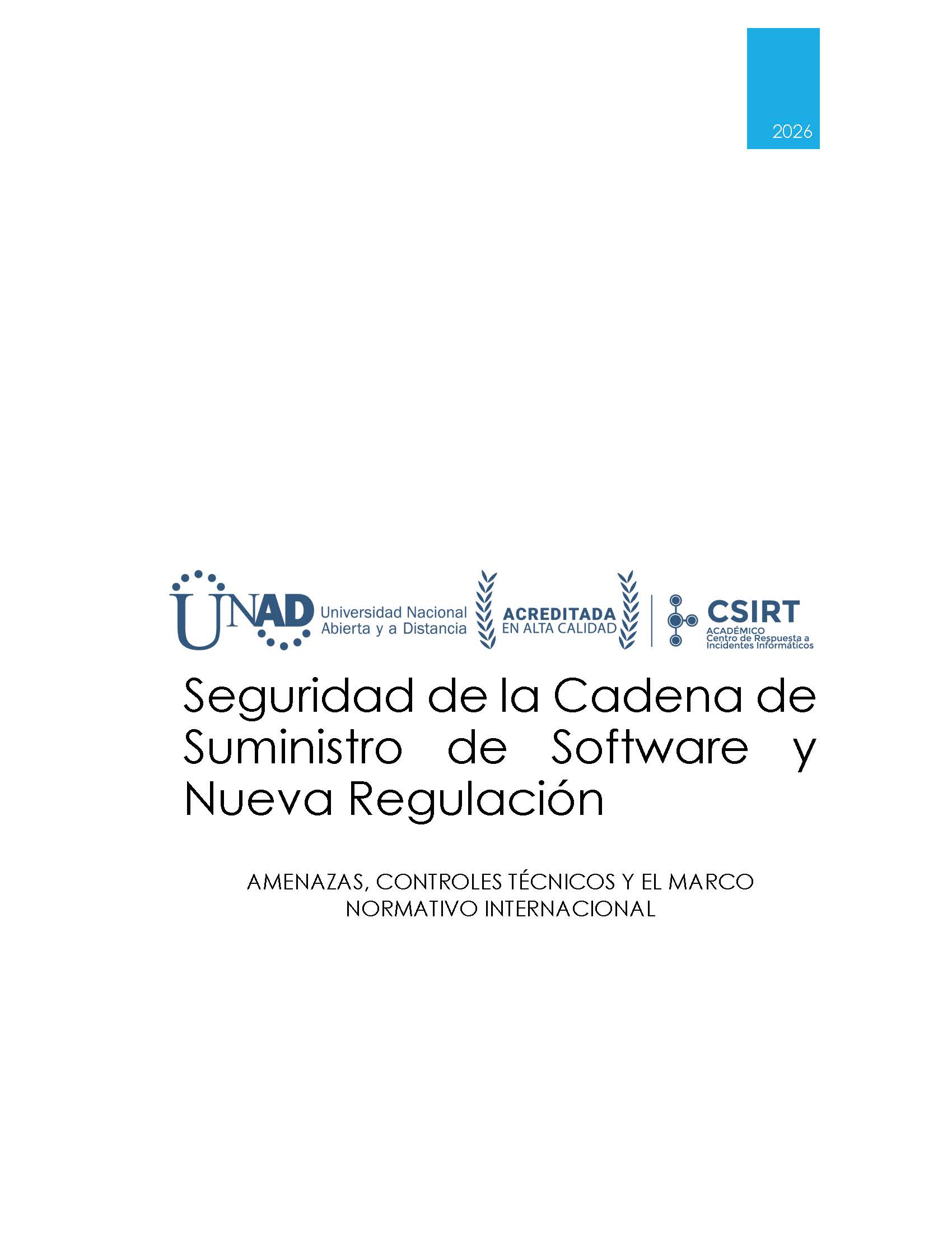 Seguridad de la Cadena de Suministro de Software y Nueva Regulación